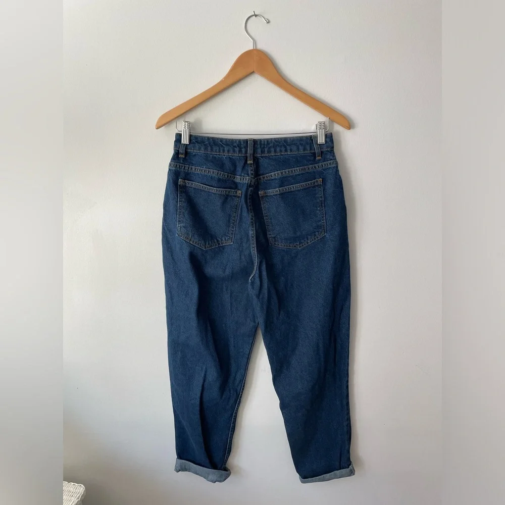 NWT ASOS Design High Rise Mom Jeans - Picture 2 of 4